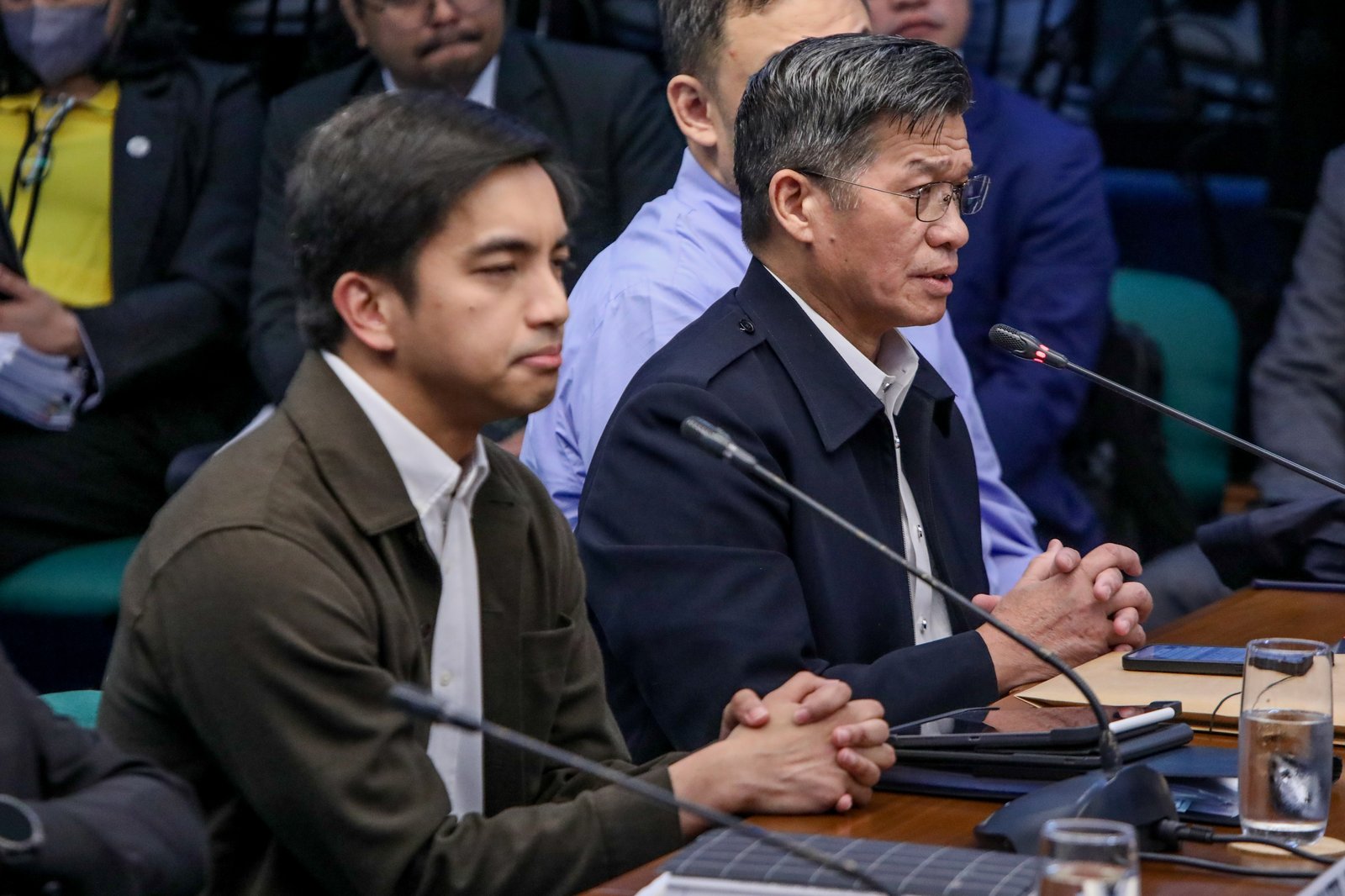The Senate Blue Ribbon Committee, headed by Senate President pro tempore Panfilo Lacson, resumes its probe into alleged anomalies in flood control projects on Monday, 19 January 2025, in Pasay City.

The hearing includes discussions titled “Flooded Gates of Corruption,” “Flooded Gates of Hell,” and “The Philippines Under Water.” Five new witnesses appeared in the first Blue Ribbon Committee hearing of the year, including three masked individuals. | Aram Lascano