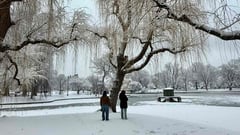 Deep freeze turns Boston into winter postcard
