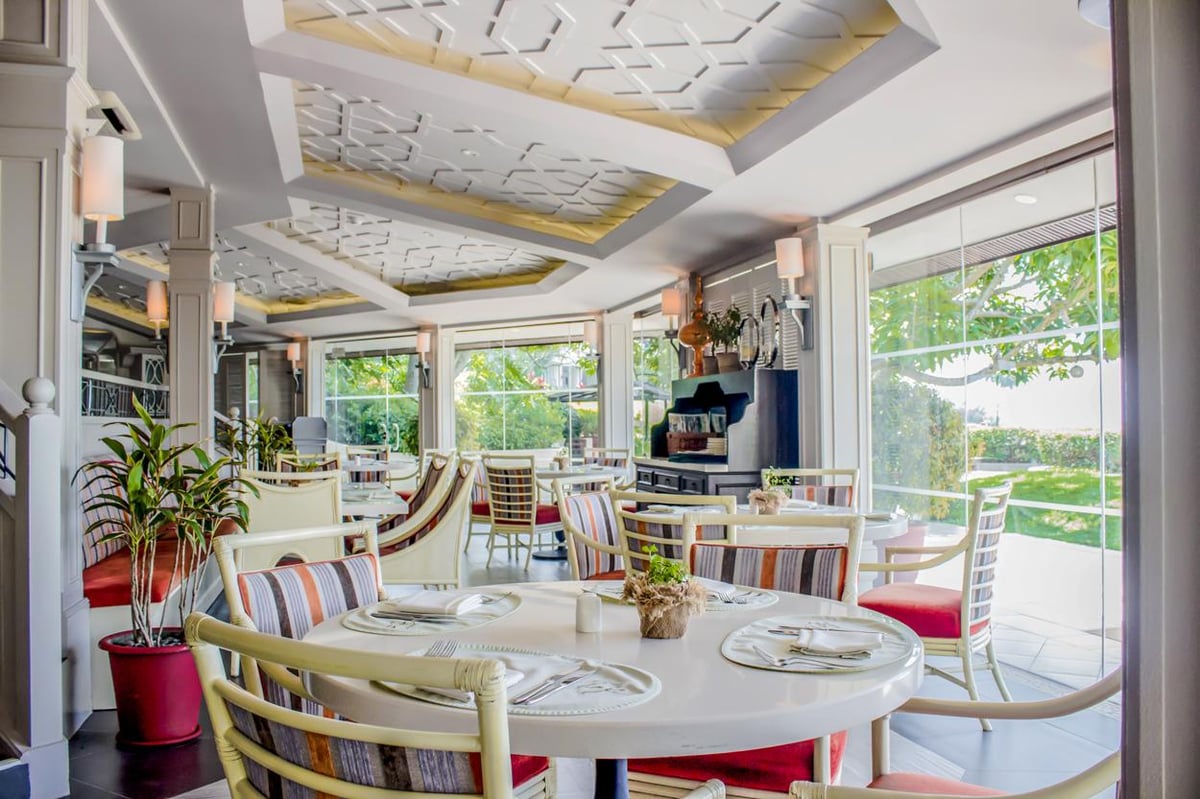 A cozy, elegant space designed for meaningful dining moments at Taza Fresh Table.