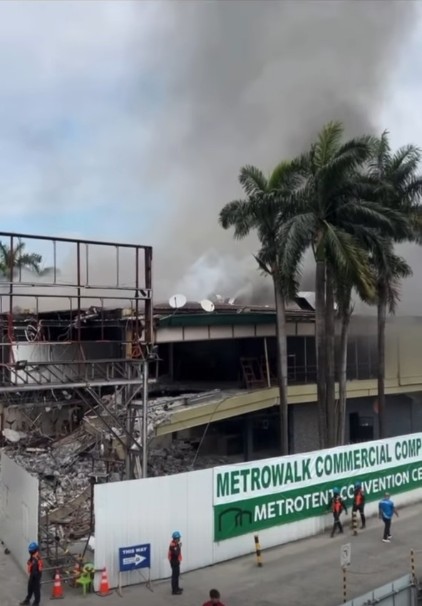 Fire at Metrowalk complex causes P1M damage, probe underway