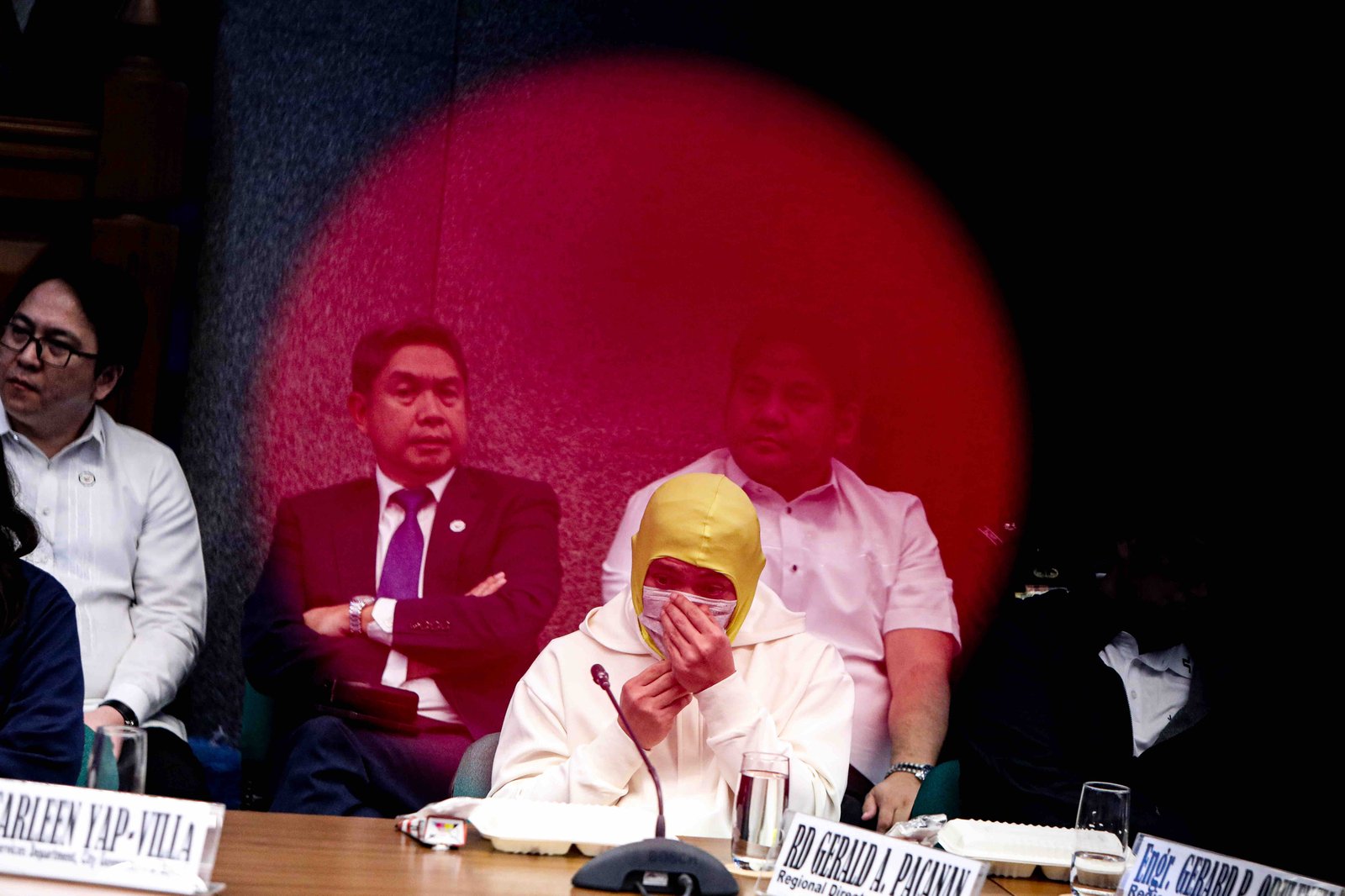 The Senate Blue Ribbon Committee, headed by Senate President pro tempore Panfilo Lacson, resumes its probe into alleged anomalies in flood control projects on Monday, 19 January 2025, in Pasay City.

The hearing includes discussions titled “Flooded Gates of Corruption,” “Flooded Gates of Hell,” and “The Philippines Under Water.” Five new witnesses appeared in the first Blue Ribbon Committee hearing of the year, including three masked individuals. | Aram Lascano