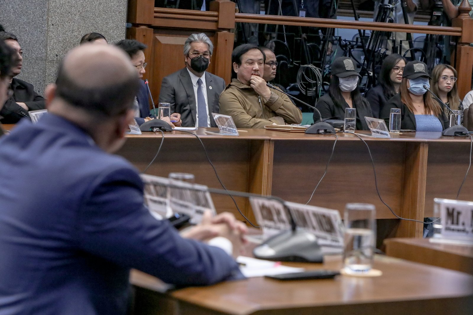 The Senate Blue Ribbon Committee, headed by Senate President pro tempore Panfilo Lacson, resumes its probe into alleged anomalies in flood control projects on Monday, 19 January 2025, in Pasay City.

The hearing includes discussions titled “Flooded Gates of Corruption,” “Flooded Gates of Hell,” and “The Philippines Under Water.” Five new witnesses appeared in the first Blue Ribbon Committee hearing of the year, including three masked individuals. | Aram Lascano