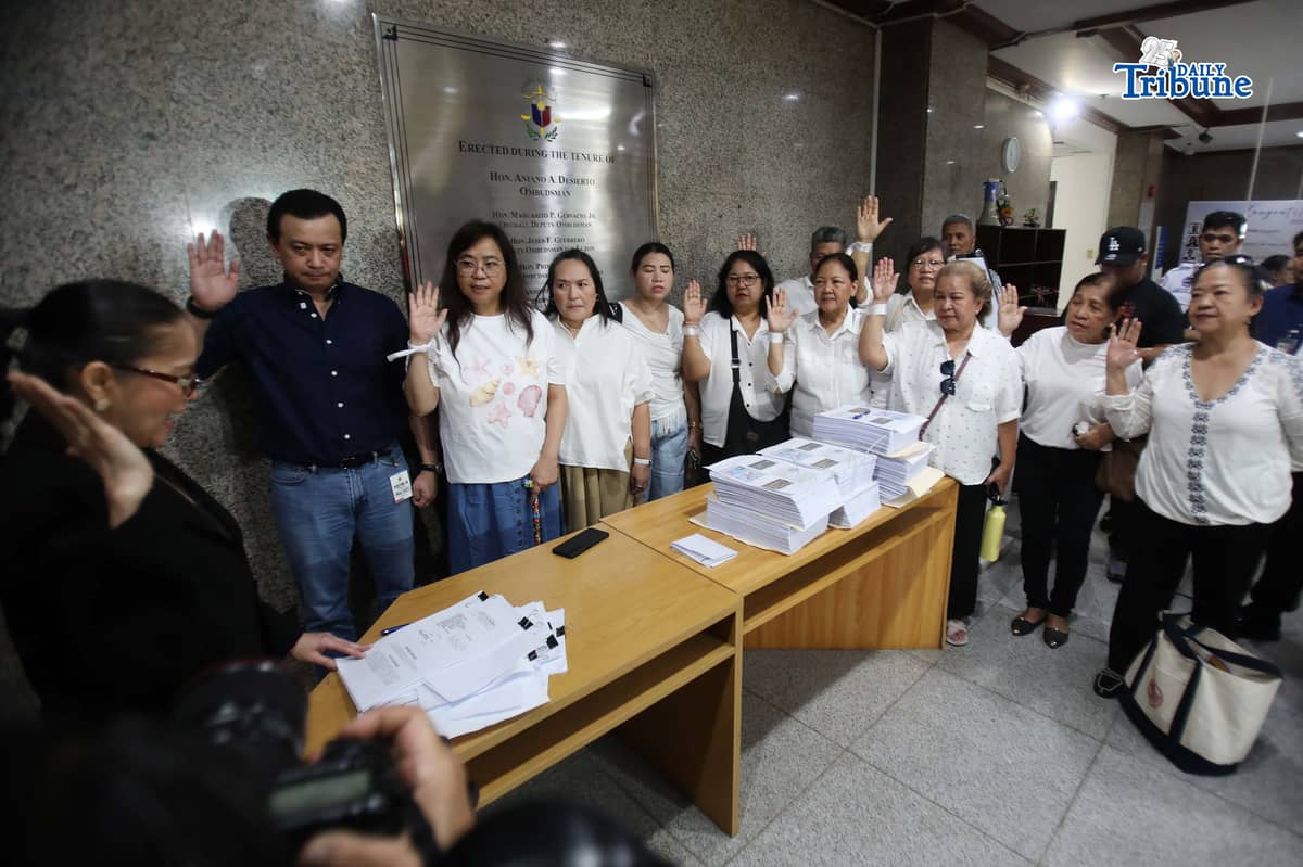(January 21 2026) Former Senator Antonio F. Trillanes and members of civil society organization The Silent Majority filed a new plunder and graft charges before the office of the Ombudsman on Wednesday January 21 2026, against Vice President Sara Duterte re-alleged anomalies during her tenure as Vice President, while DepEd Secretary, and as Mayor of Davao City. Photo/Analy Labor