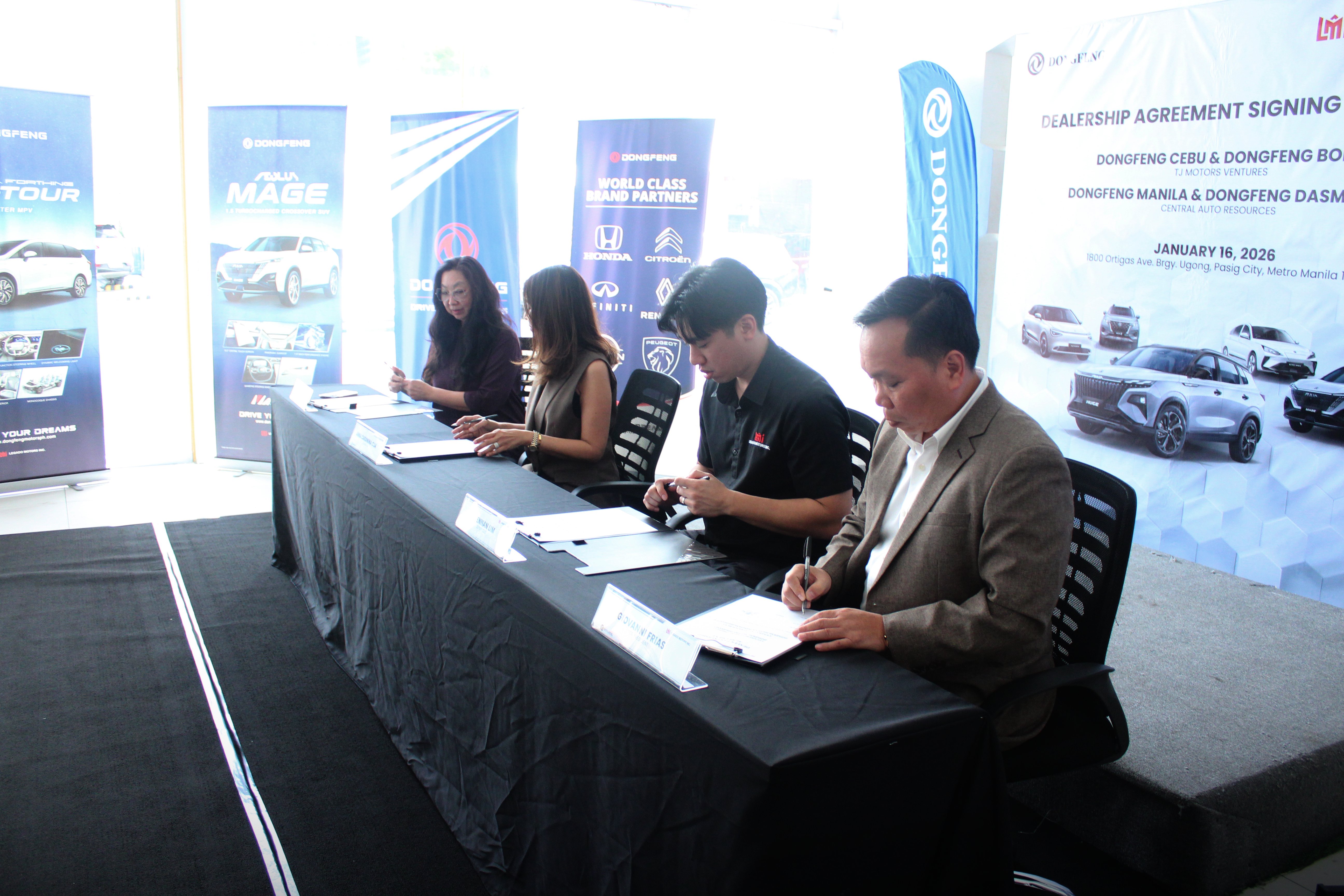 Dongfeng Motors Philippines expands dealership network in Luzon, Visayas