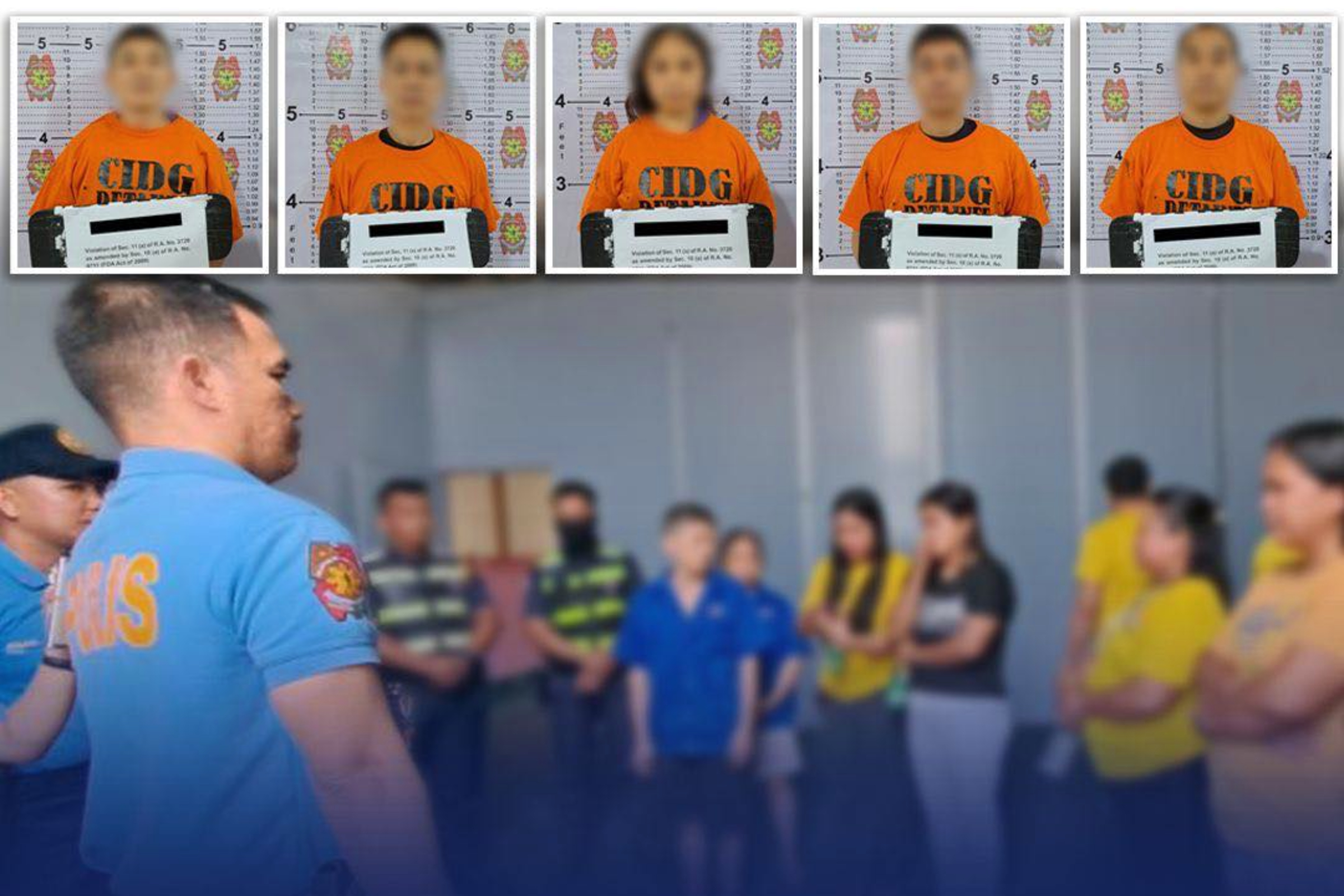 Five foreigners nabbed as authorities raid Pampanga food warehouse