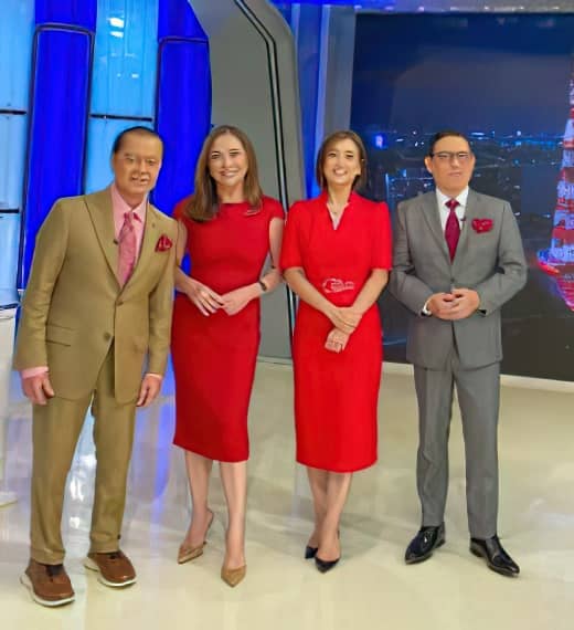 ‘TV Patrol’ anchors Noli de Castro, Karen Davila, Bernadette Sembrano and Alvin Elchico.