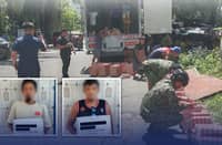 Personnel from the 1401st RMFC, Parang Municipal Police Station, and the Bureau of Customs intercept a white Isuzu wing van loaded with P3,920,725.76 worth of smuggled cigarettes during a checkpoint in Barangay Pinantao, Parang, Maguindanao del Norte.