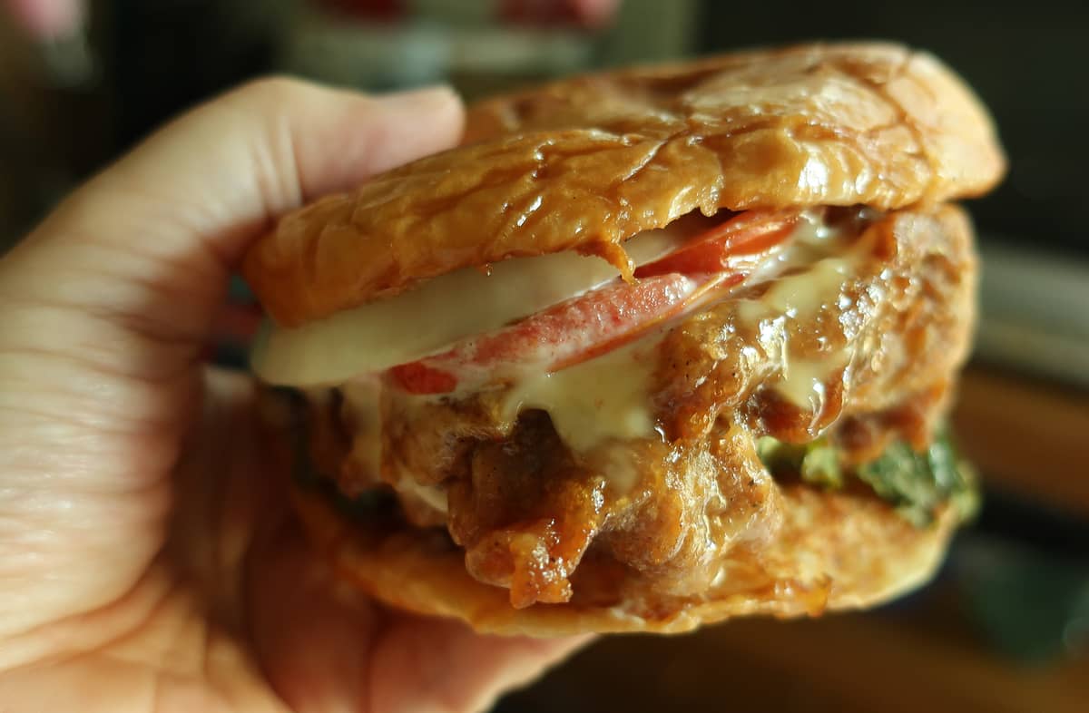 CHATTO Chicken’s signature Classic chicken karaage burger is loaded with flavor.