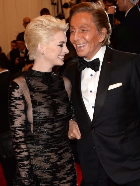 ‘The one true Emperor’: Anne Hathaway’s goodbye to Valentino Garavani