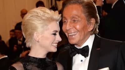 ‘The one true Emperor’: Anne Hathaway’s goodbye to Valentino Garavani