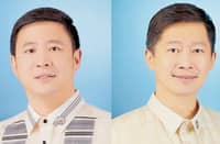ACT-CIS Partylist Representative Edvic Yap (left) and his brother Benguet Representative Eric Yap