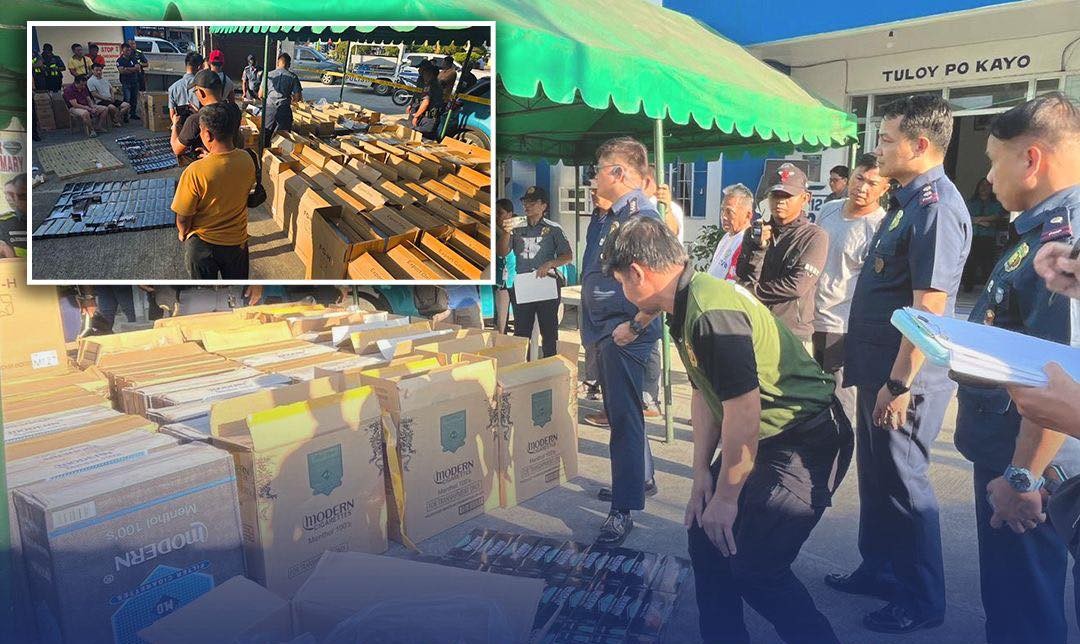 PNP halts P8M smuggling scheme, 2 Chinese arrested in Pangasinan