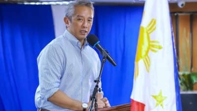 (FILE) DILG Secretary Jonvic Remulla says fugitive ex-lawmaker Zaldy Co remains in Lisbon, Portugal, but arrest efforts are hampered by a lack of extradition treaty and restricted access to a gated community.