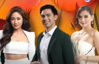 Elle Villanueva, Derrick Monasterio and Ashley Ortega.
