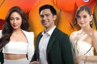Elle Villanueva, Derrick Monasterio and Ashley Ortega.