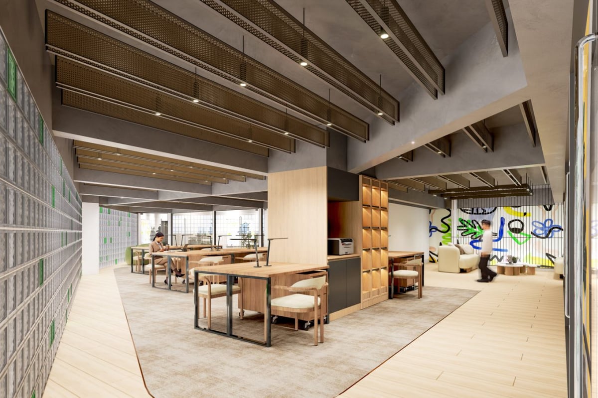 CO-working space at Regus Island Central.