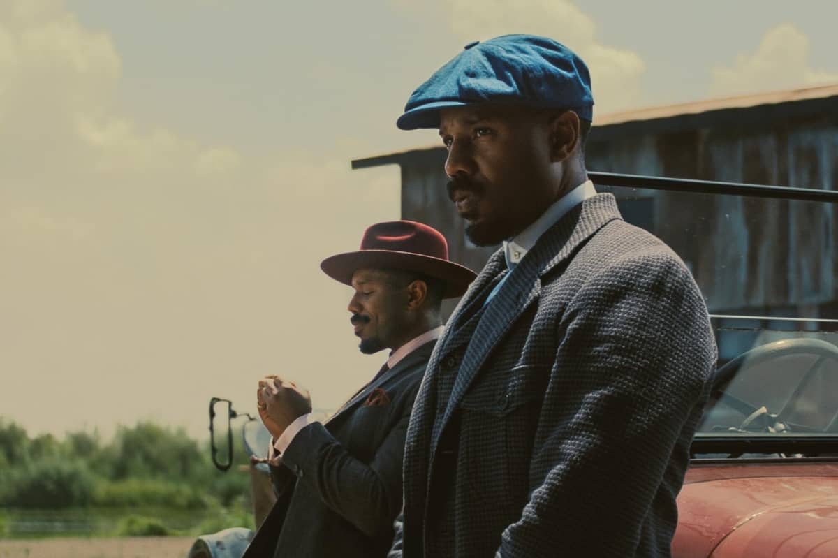 MICHAEL B. Jordan as twins, Smoke and Stack, in the movie ‘Sinners.’