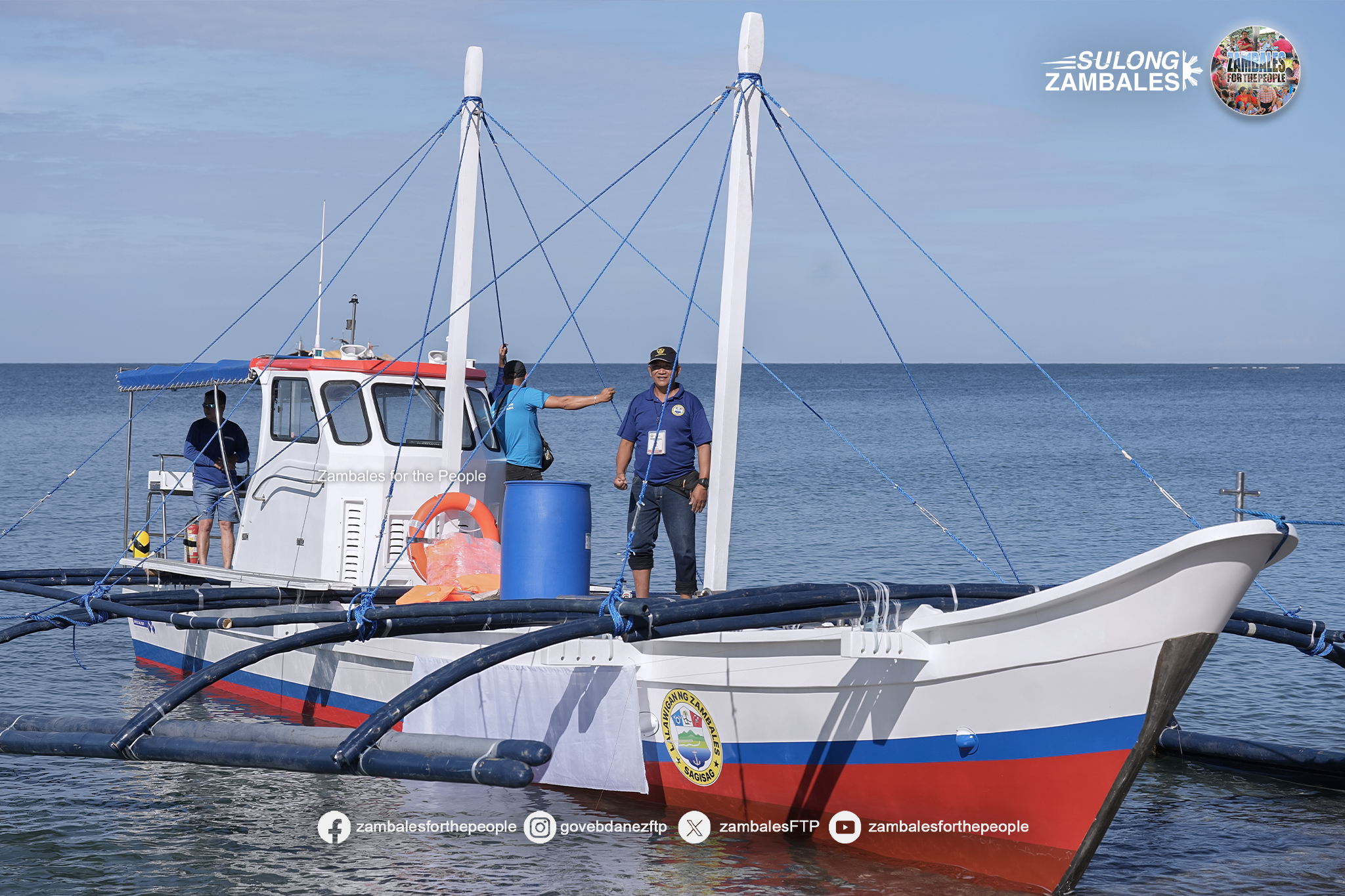 Provincial gov't holds naming ceremony, turnover of two fishing vessels to Zambales fisherfolk