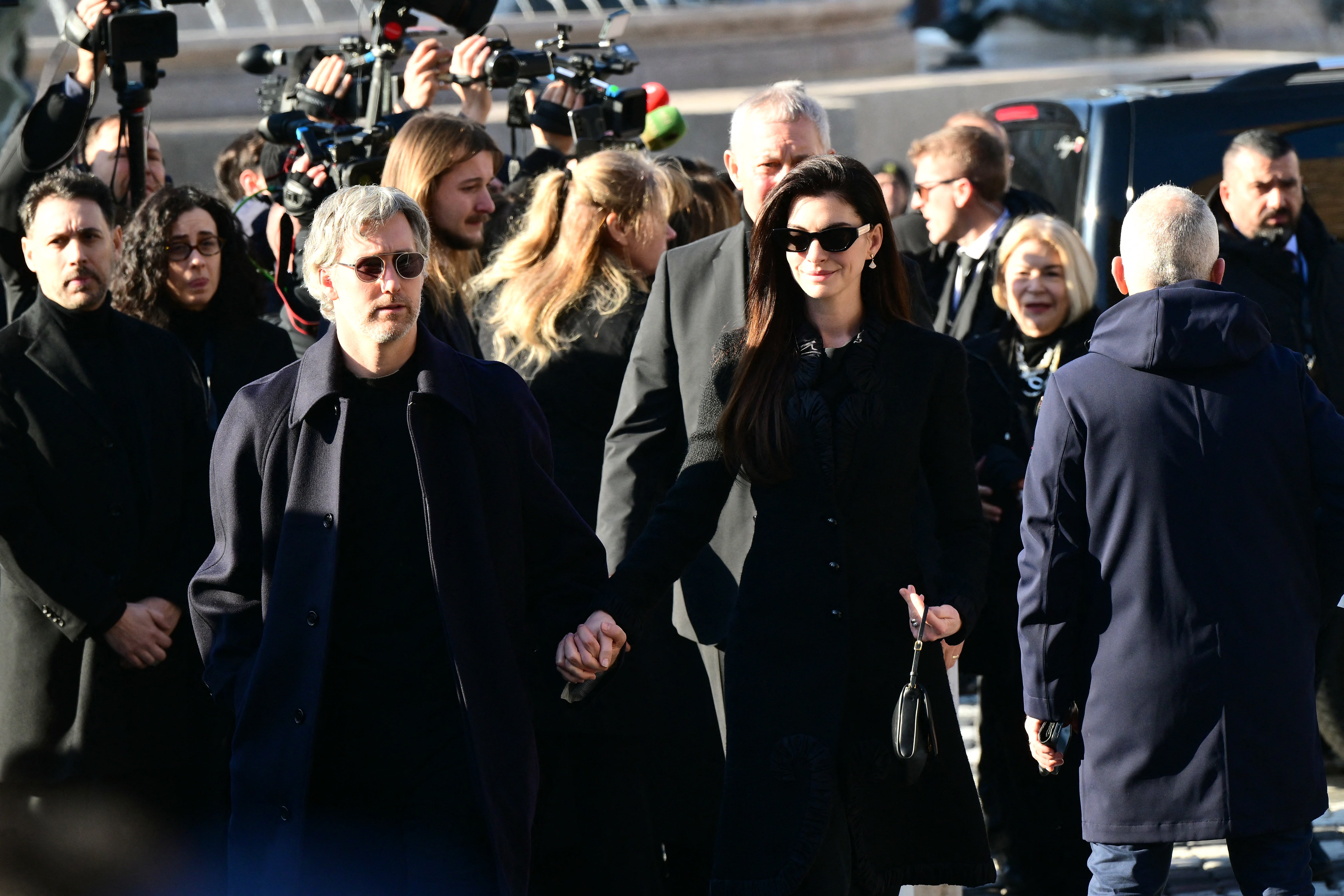Stars turn out for Valentino's funeral in Rome