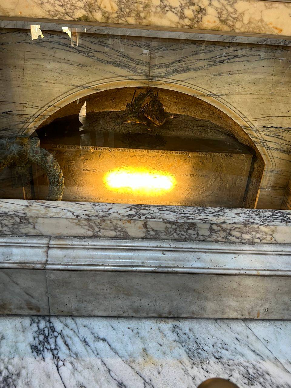 THE tomb of the legendary Raphael.