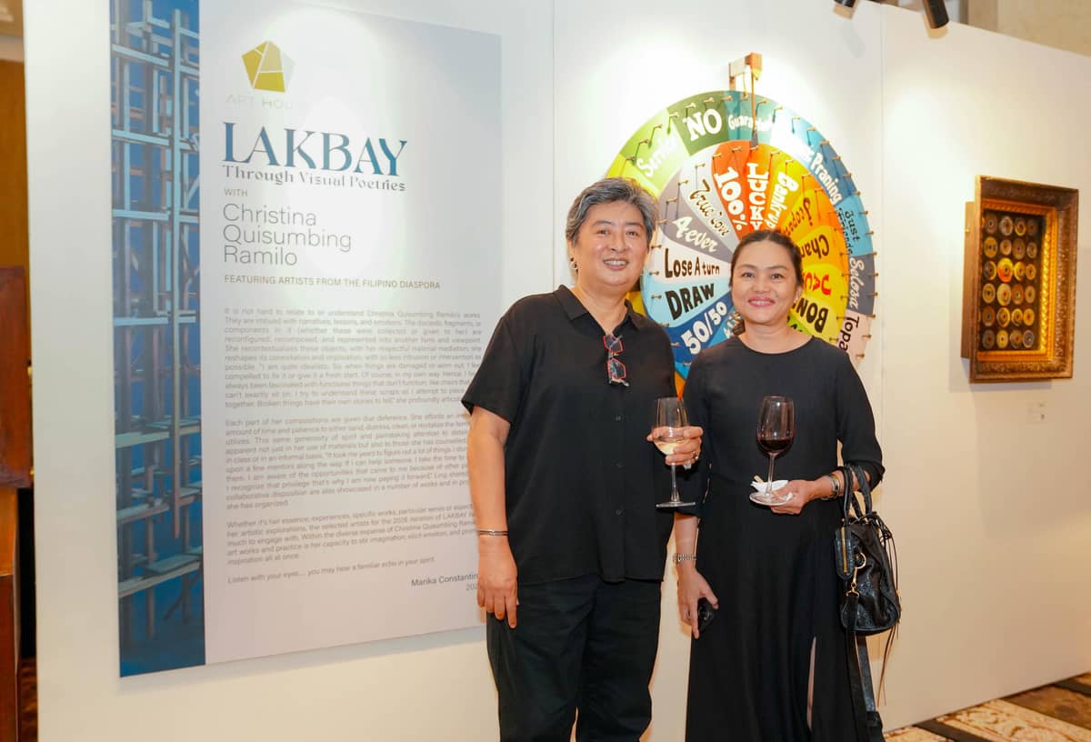 DAILY Tribune’s Dinah Ventura with Christina Quisumbing Ramilo.