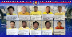 Pampanga police arrest top drug suspect, 10 others in province-wide raids