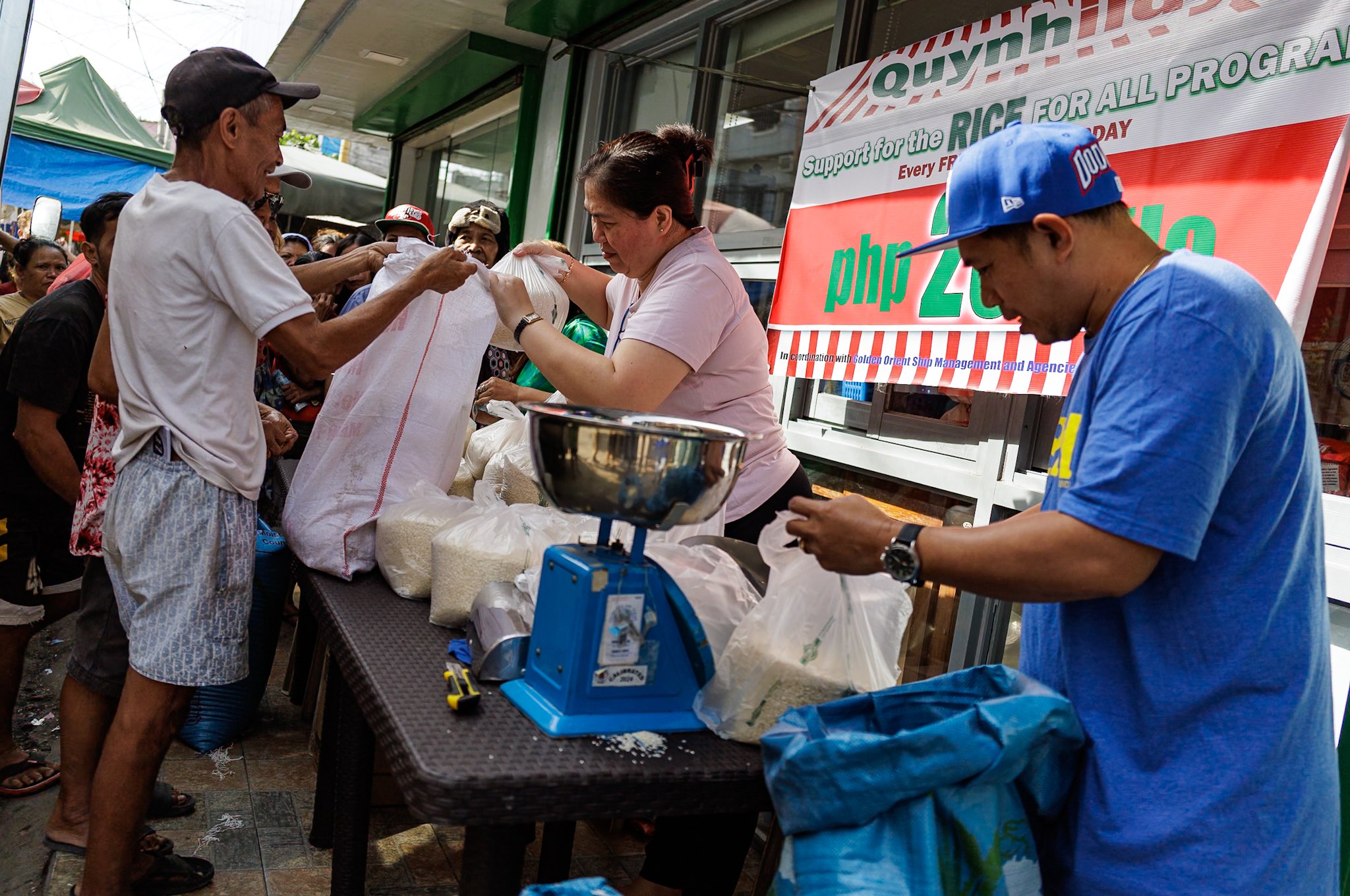 P20 per kilo rice sold in Baseco