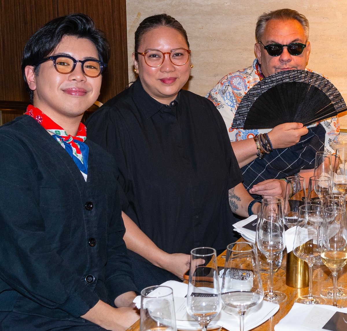 MICO Cruz, Miko Calo and Monchet Olives.