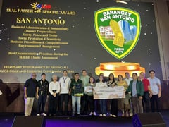 Pasig village bags top DILG award
for ‘complete package’ governance