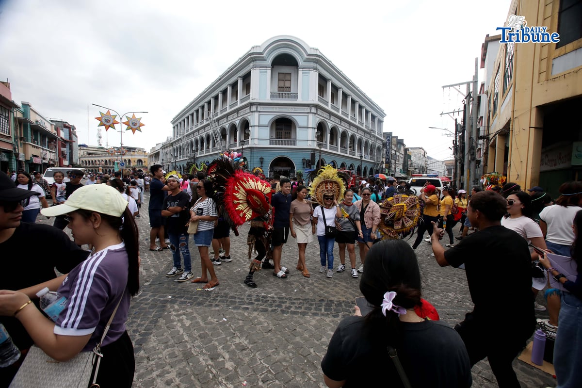 (January 25 2026) Thousands of visitors from across the Philippines seen at Iloilo City, to wetness the Dinagyang festival on Sunday January 25 2026, according to crowd monitoring data released by the Iloilo City Emergency Operations Center (EOC), More than 120,000 people locals and tourists attending Dinagyang. Photo/Analy Labor