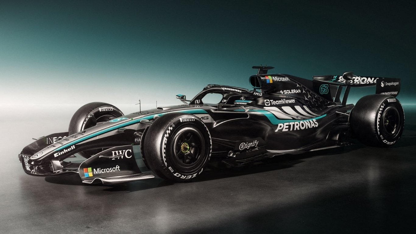 New formula: Mercedes unveils F1 car
built for 2026 regulations