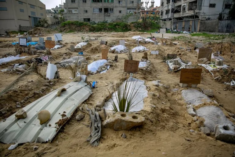 Israel searching for remains of last hostage at Gaza cemetery