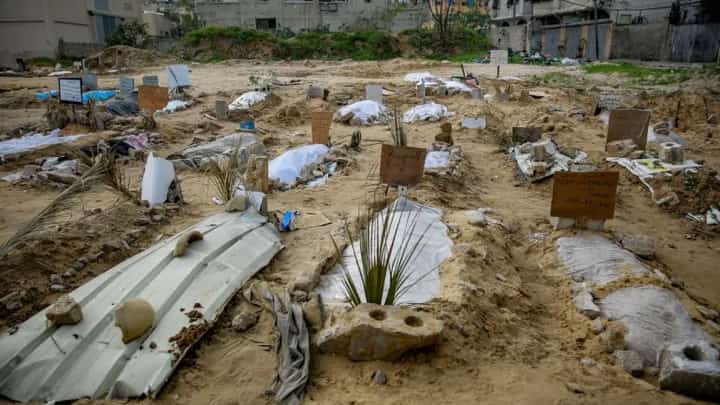 Israel searching for remains of last hostage at Gaza cemetery