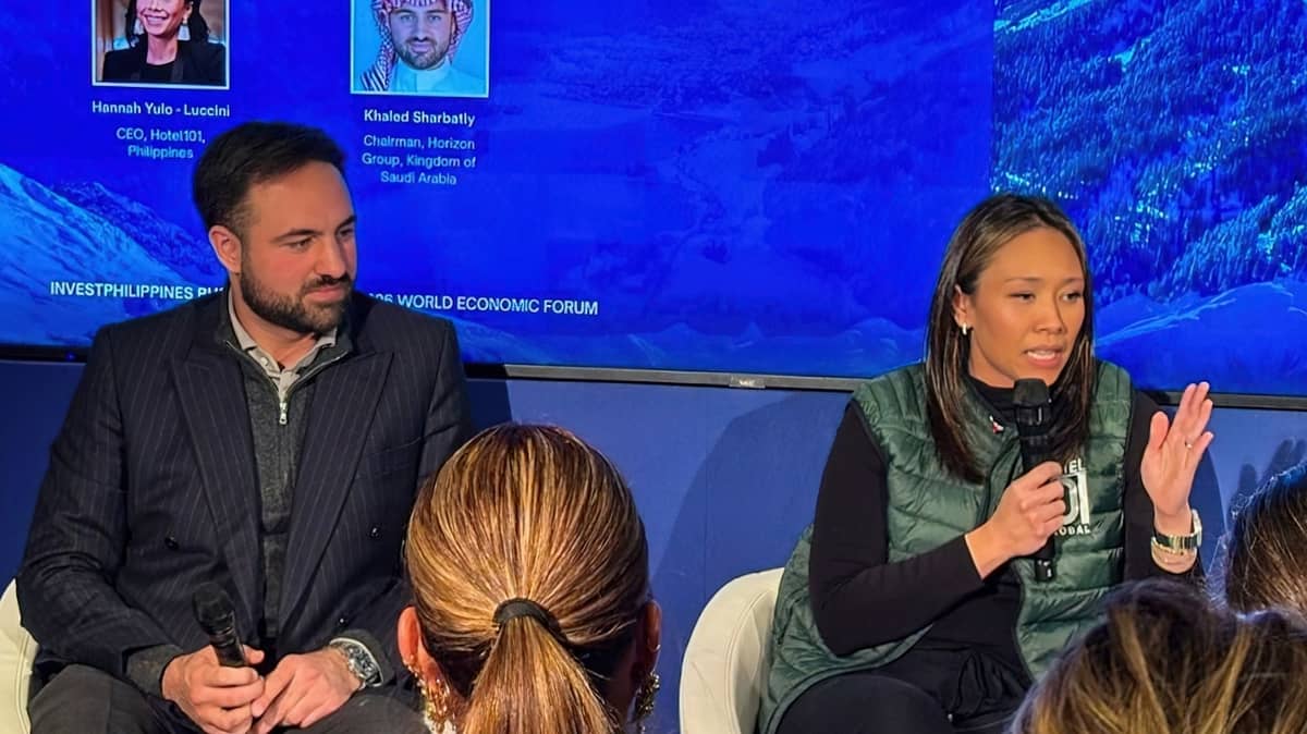 AT THE World Economic Forum 2026 in Davos, Hannah Yulo-Luccini represents the Philippines, showcasing sustainable hospitality and global Filipino leadership.