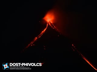 Mayon lava flows extend up to 3.2 km
