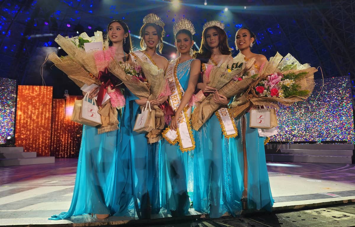QUEEN Isabela 2026 Prima Joy N. Alamban of Tumauini (third from left) with (from left) second runner-up Christine Jane C. Alvarado of Alicia, Queen Isabela Tourism Sandrine Desiree C. Cristobal of Cauayan City, Queen Isabela Culture and the Arts Zakaree Zea T. Bouffard of Santiago City, and first runner-up Maria Novalyn Charisse L. Lagasca of Naguilian.