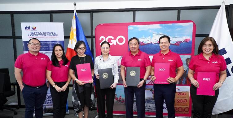 DTI welcomes 2GO as supply chain partner
