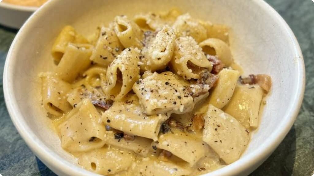 Ci Siamo serves about 120 of its bestselling Rigatoni Alla Gricia dishes per day.