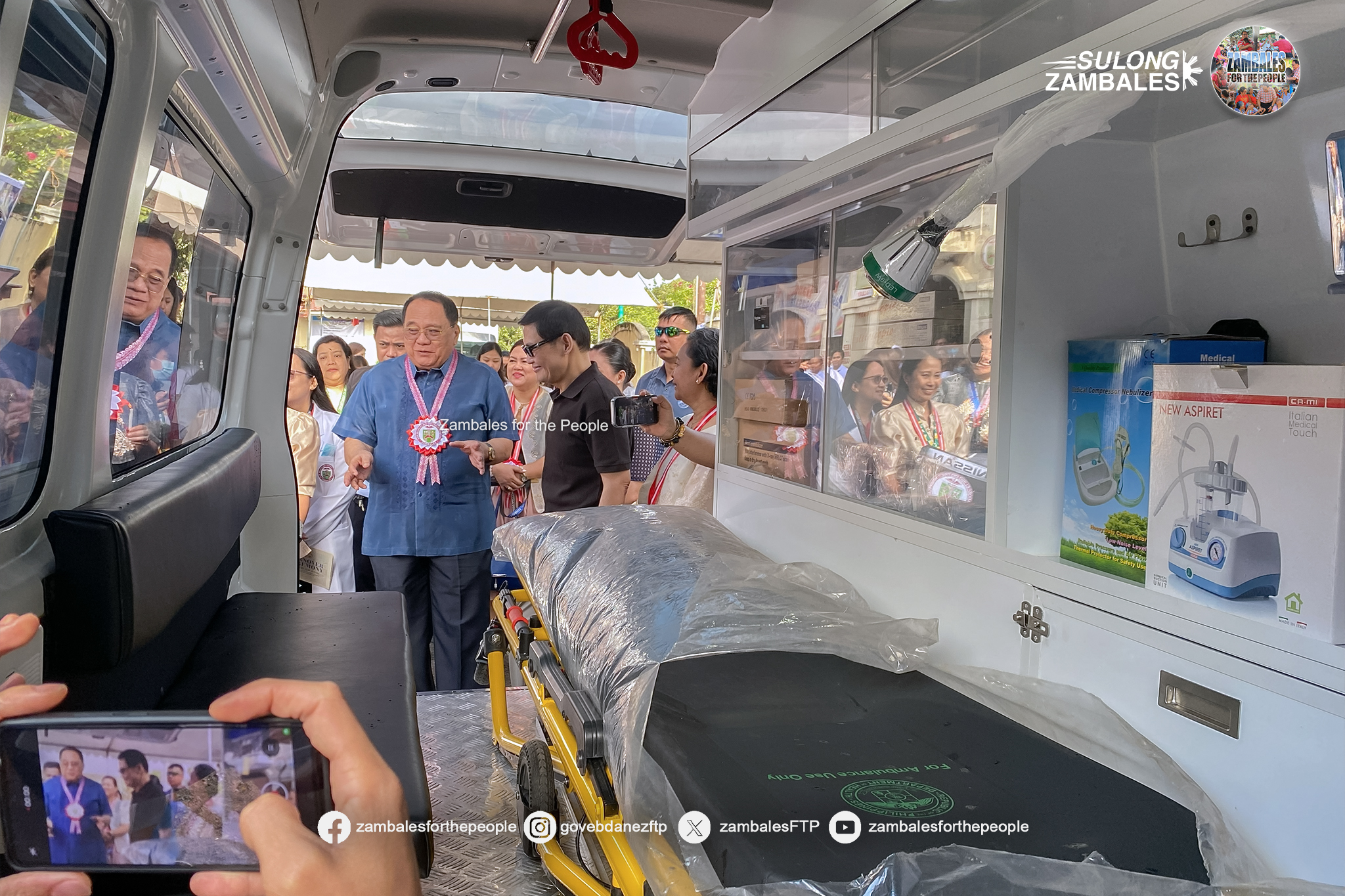 Provincial gov't turns over facilities, ambulance to San Marcelino District Hospital