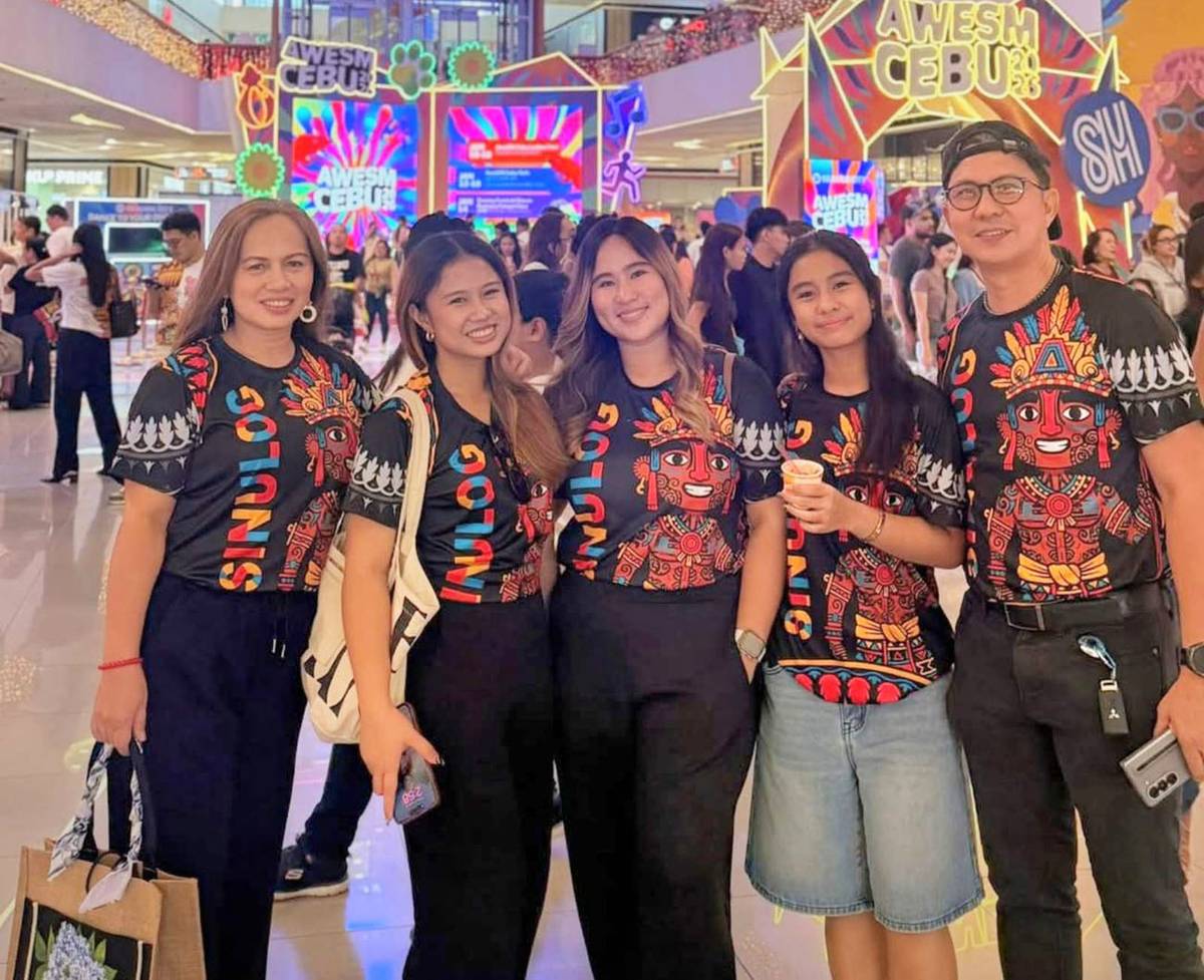 THE Barte family: Jamila Caitlin, Niña, Selina Jasmine, Jenny and Carlo.