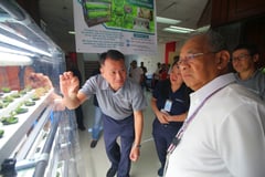 Sanyo Denki donates two Hydroponic System units to SBMA