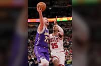 LUKA Doncic drops 46 points to lead the Los Angeles Lakers to a 129-118 win over the Chicago Bulls in the NBA regular season.