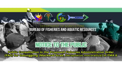 BFAR Holds Public Consultation on Proposed Fisheries Administrative Order