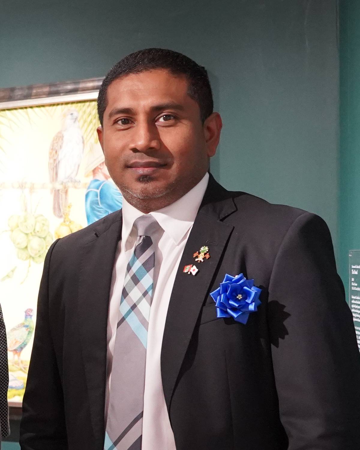 H.E. Ahmed Mahloof, Ambassador of the Republic of Maldives to Japan.