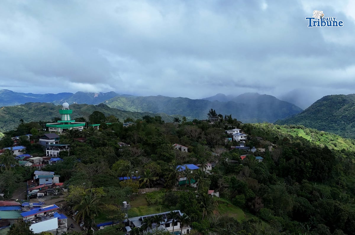 (January 27 2026) An over view of the mountain and PAGASA weather station seen from Barangay Sampaloc in Tanay Rizal on Tuesday, January 27, 2026. The Northeast Monsoon (Amihan) is expected to intensify and bring colder temperatures across large parts of the country this week, PAGASA said Monday. PAGASA weather specialist Charmagne Varilla said that 6°C to 7°C are possible, but based on current data, they are more likely to drop to around 9°C or 8°C at the lowest. Photo/Analy Labor