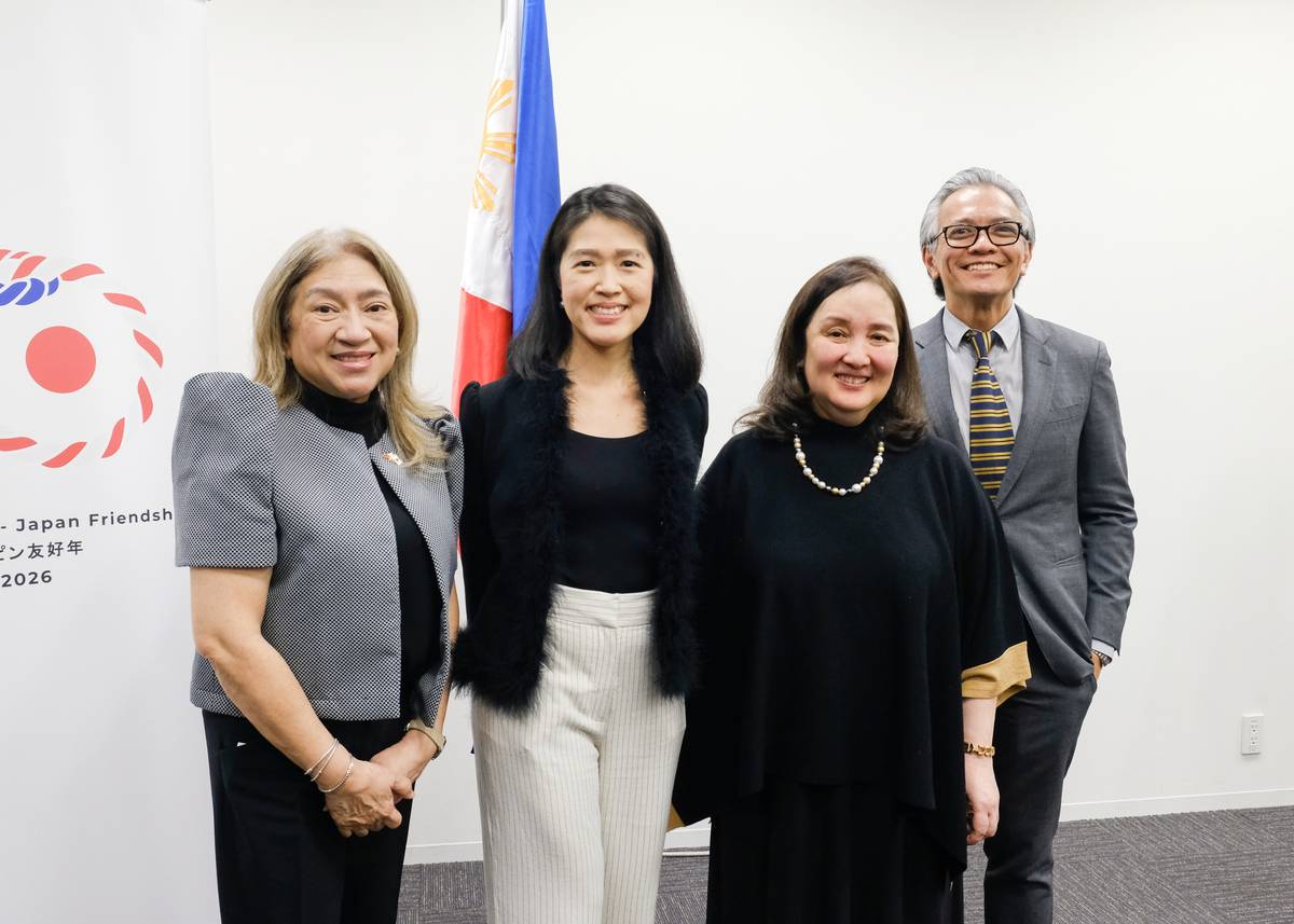 H.E. Mylene Garcia-Albano, Karen Lerma, STR Dita Angara-Mathay and Richie Lerma.