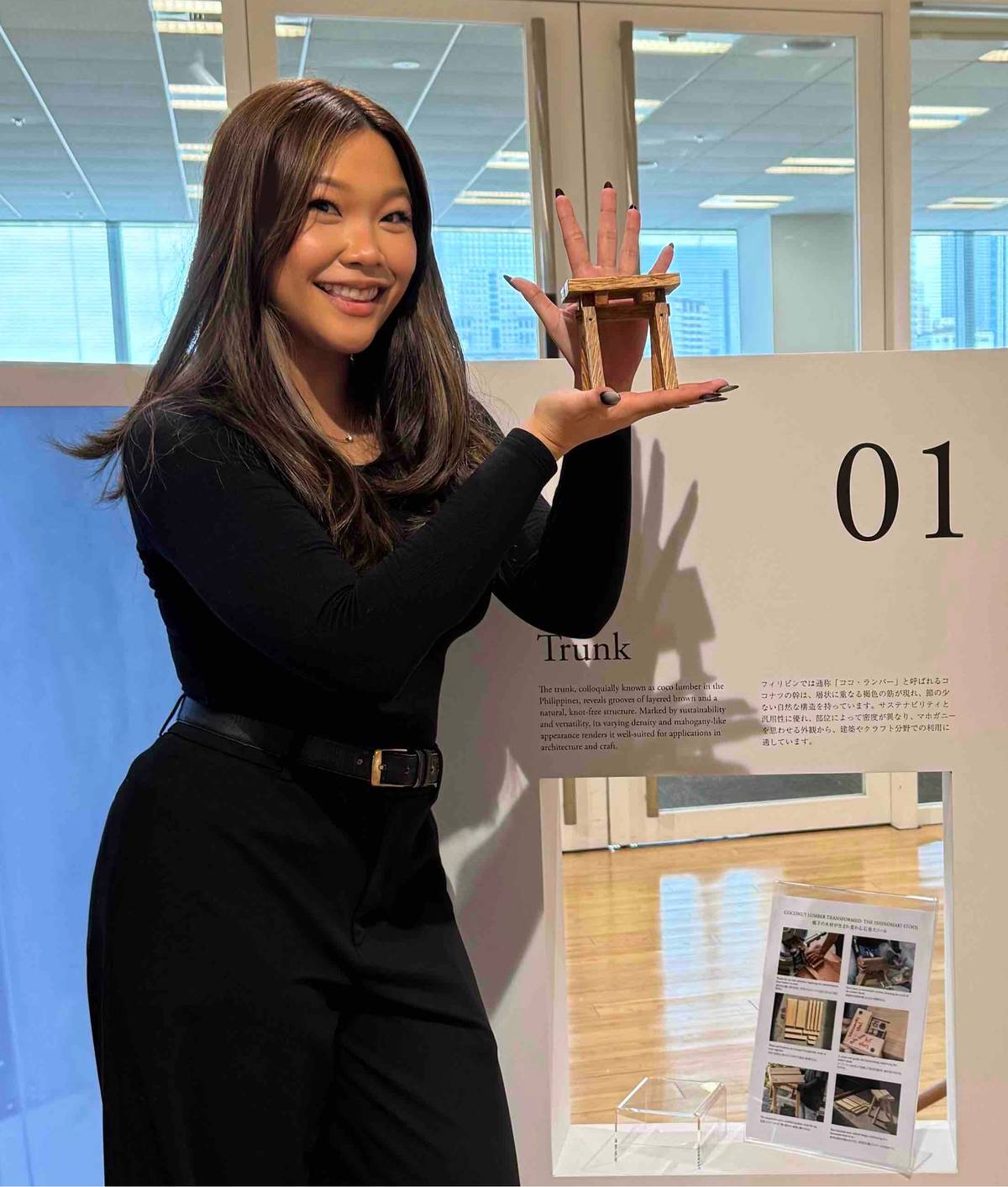 EXHIBITION co-designer Therese Balmori.