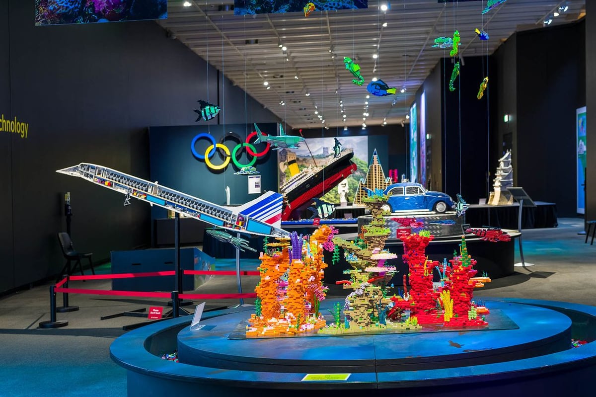 Visitors can walk past more than 45 world-famous landmarks recreated entirely from LEGO bricks.