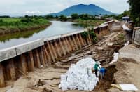 THE Arayat Dike remains unrepaired following its partial destruction this month which ravaged at least 20 homes and forced an evacuation of residents in the area.