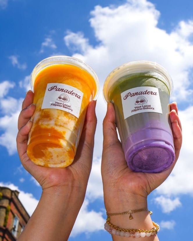 MANGO Dream and ube Matcha Latte